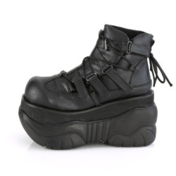 Demonia BOXER-13 Black Vegan Leather Men Boots