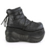 Demonia BOXER-13 Black Vegan Leather Men Boots