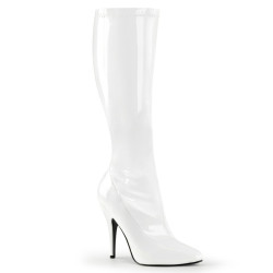 Pleaser SEDUCE-2000 White Patent Sale Women