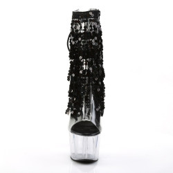 Pleaser ADORE-1017SQF Transparent Black Hologram Sale