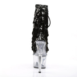 Pleaser ADORE-1017SQF Transparent Black Hologram Sale