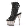 Pleaser ADORE-1018GT Black Glitter Tinted Sale Women