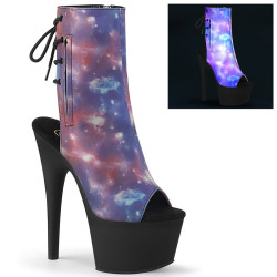 Pleaser ADORE-1018REFL Purple Blue Reflective Black