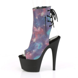Pleaser ADORE-1018REFL Purple Blue Reflective Black
