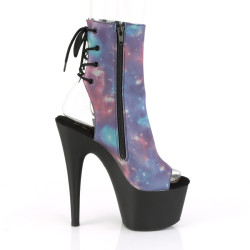 Pleaser ADORE-1018REFL Purple Blue Reflective Black