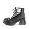 Demonia BRATTY-32 Black Women Chunky Platform Shoes