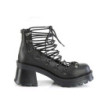 Demonia BRATTY-32 Black Women Chunky Platform Shoes