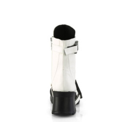 Demonia BRATTY-56 White Vegan Leather Sale Women
