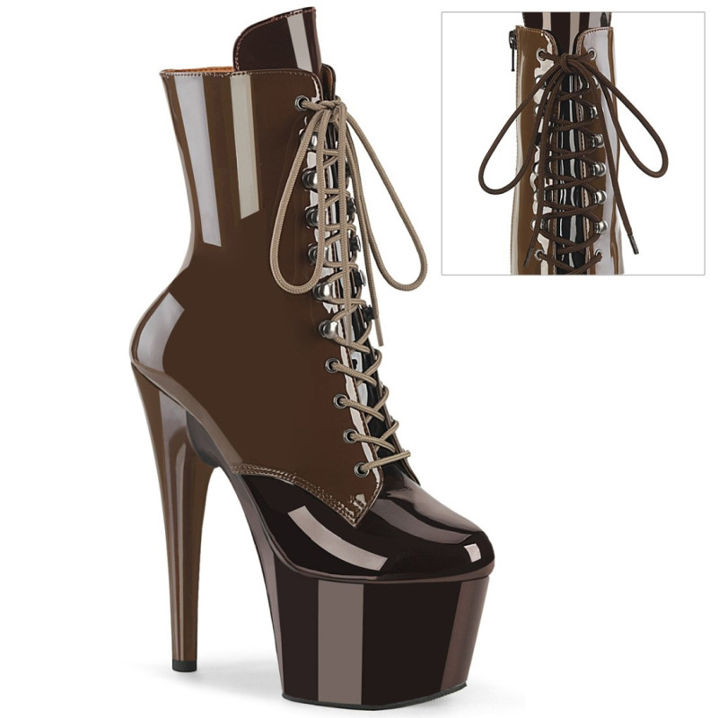 Pleaser ADORE-1020DC Mocha Coffee Patent Sale Women Pleaser ADORE-1020DC Mocha Coffee Patent Sale Women