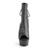 Pleaser DELIGHT-1018MMG Black Vegan Leather Sale Women