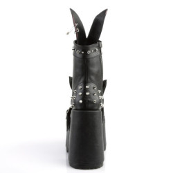 Demonia CAMEL-202 Black Vegan Chunky Platform Boots