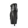 Pleaser DELIGHT-600-12 Black Vegan Leather Fishnet Sale