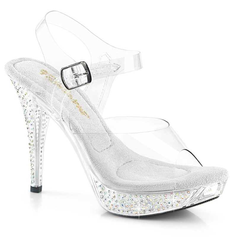 Fabulicious ELEGANT-408ABRS Clear Heeled Women Sandals Fabulicious ELEGANT-408ABRS Clear Heeled Women Sandals