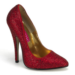 Bordello SCANDAL-620R Red Rhinestones Sale Women