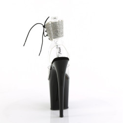 Pleaser FLAMINGO-891-2RS Transparent Black Sale Women