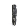 Pleaser IRONGRIP-1042 Black Vegan Leather Silver Sale