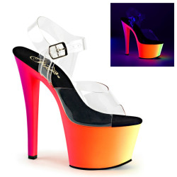 Pleaser RAINBOW-308UV High Heeled Pole Dance Shoes