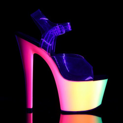 Pleaser RAINBOW-308UV High Heeled Pole Dance Shoes
