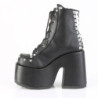 Demonia CAMEL-208 Black Vegan Chunky Platform Boots