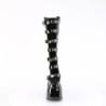 Demonia CAMEL-223 Black Patent Chunky Platform Boots