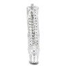 Pleaser SPECTATOR-1040G Silver Glitter Transparent Chrom