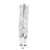 Pleaser SPECTATOR-1040G Silver Glitter Transparent Chrom