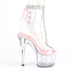 Pleaser STARDUST-1018C-2RS Transparent Rose Sale Women