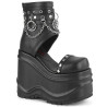 Demonia WAVE-22 Black Vegan Leather Sale Women
