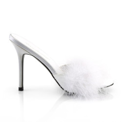 Fabulicious CLASSIQUE-01F White Vegan Fur Sale Women