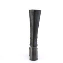 Demonia CAMEL-280 Black Vegan Chunky Platform Boots