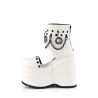 Demonia WAVE-22 White Vegan Leather Sale Women