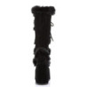 Demonia CAMEL-311 Black Vegan Chunky Knee High Boot