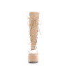 Demonia CAMEL-311 Camel Vegan Chunky Knee High Boot