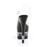 Pleaser ADORE-708LN Clear Stripe Platform High Heels