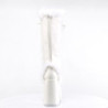 Demonia CAMEL-311 White Vegan Chunky Knee High Boot