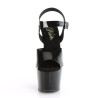 Pleaser ADORE-708N Black Jelly Like High Heeled Sandals