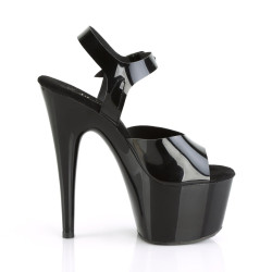 Pleaser ADORE-708N Black Jelly Like High Heeled Sandals
