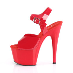 Pleaser ADORE-708N Red Jelly Like High Heeled Sandals