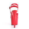 Pleaser ADORE-708N Red Jelly Like High Heeled Sandals