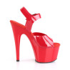 Pleaser ADORE-708N Red Jelly Like High Heeled Sandals