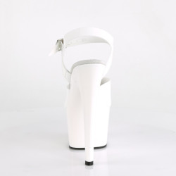 Pleaser ADORE-708N White Jelly Like High Heeled Sandals