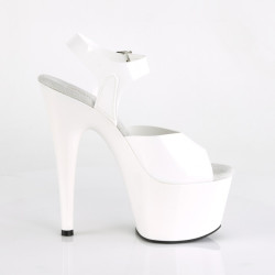 Pleaser ADORE-708N White Jelly Like High Heeled Sandals
