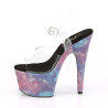 Pleaser ADORE-708REFL Neon Platform High Heels Sandals
