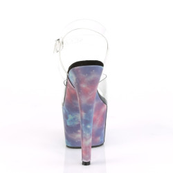 Pleaser ADORE-708REFL Neon Platform High Heels Sandals