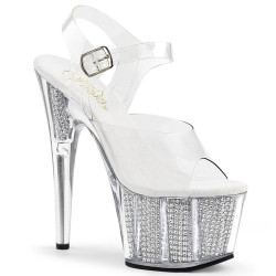 Pleaser ADORE-708SRS White Insole Platform High Heels