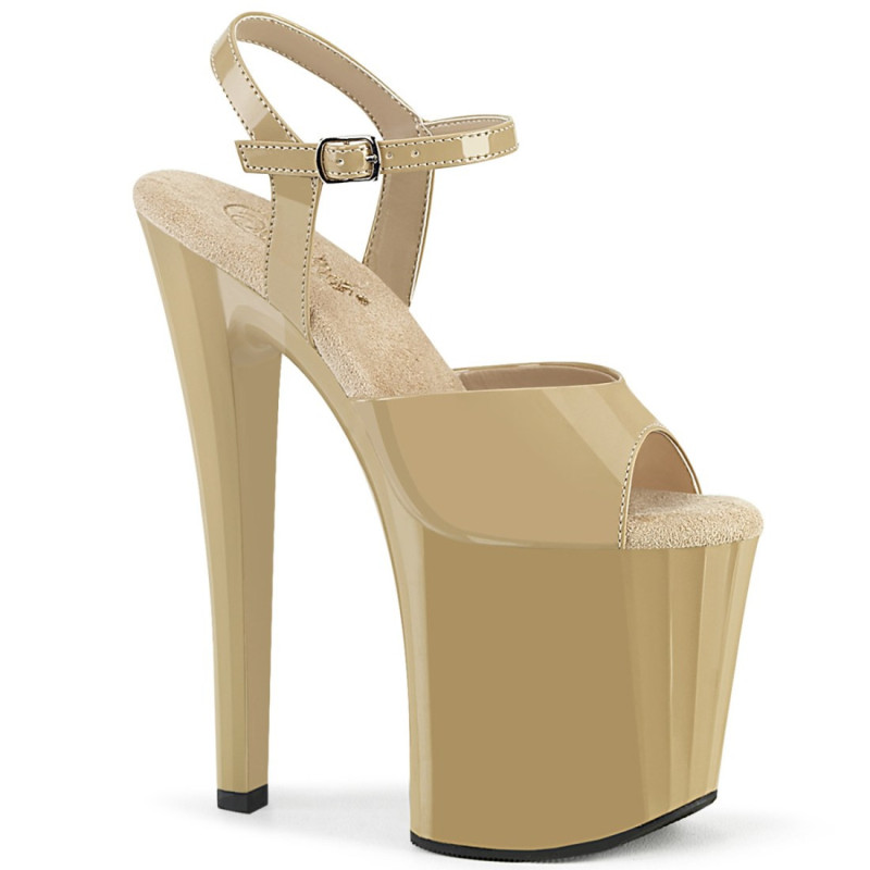 Pleaser ENCHANT-709 Cream Patent Sale Women Pleaser ENCHANT-709 Cream Patent Sale Women
