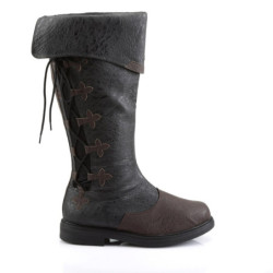 Funtasma CAPTAIN-110 Black Brown Vegan Men Boots