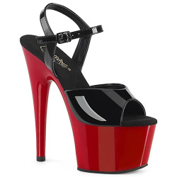 Pleaser ADORE-709 Black Red Platform Women High Heels