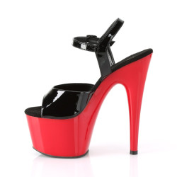 Pleaser ADORE-709 Black Red Platform Women High Heels