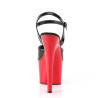 Pleaser ADORE-709 Black Red Platform Women High Heels